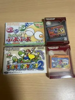 専用です　ゲームボーイアドバンス　ソフト　セット　ぷよぷよ　マリオ　ボンバーマン