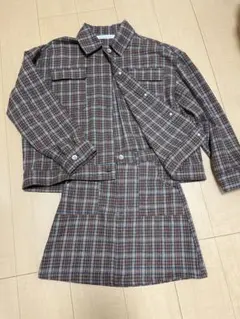 As know as plus セットアップ ジャケット スカート セット