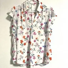 【INGNI】花柄 半袖 ブラウス シャツ レディース