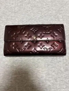 ルイヴィトン　ヴェルニ　レッド LOUIS VUITTON - ルイヴィトン◇ヴェルニ 長財布◇ヴェルニ◇赤