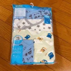 新生児　50-60 短肌コンビ肌着　5枚セット　③