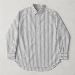 90s バーバリー 長袖 ストライプ シャツ メンズ Ｍ 長袖シャツ グレーのサムネイル