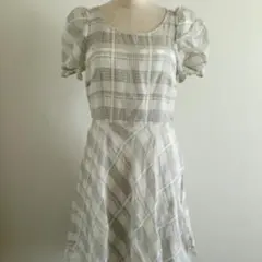 清楚上品で可愛いワンピ♡アプワイザーリッシェ★チェック柄ワンピース