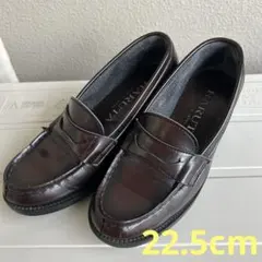 HARUTAヒールありローファー女子高生ハルタ ブラウン22.5cm 3Eのサムネイル