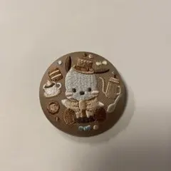 サンリオ刺繍缶バッチ《ぽちゃっこ》