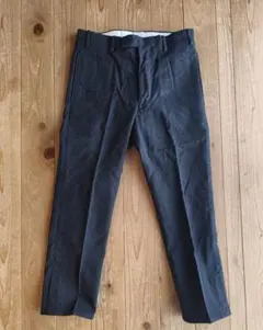 le sans pareil ブラックシャンブレー ワークパンツ 40 黒シャン