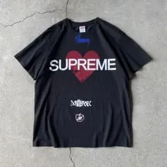 Supreme ハートロゴ Tシャツ ブラック Mサイズ - メルカリ