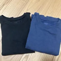 極暖 HEATTECH コットン 長袖アンダーシャツ 120cm 2枚セット