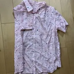 美品　半袖 シャツ ブラウス ピンク 点と線模様製作所　cholonのサムネイル