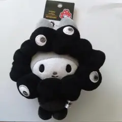 大阪関西万博サンリオ黒ミャクミャクなりきりぬいぐるみBC カラビナ