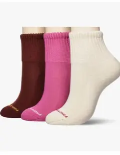 Fruit of the Loom クルーソックス 3足セット　23〜25cmのサムネイル