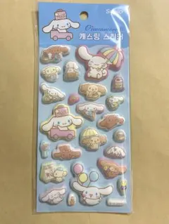 韓国 サンリオ マシュマロシール ぷっくりシール シナモロール