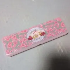 サンリオ　マロンクリーム　 筆箱　ペンケース ピンク 花柄　昭和レトロ