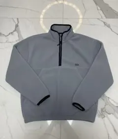 【売切り優先商品】GAP グレー ハーフジップ フリースジャケット