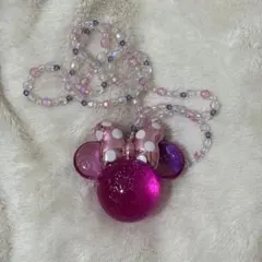 ディズニー　ミニーちゃん　光るおもちゃ　ネックレス