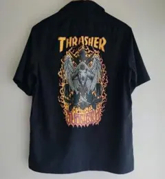 Subciety × THRASHER　半袖ワークシャツ　Mサイズのサムネイル