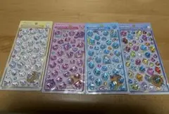 《日本正規品》しずくちゃん　ボンボンドロップシール　4種セット