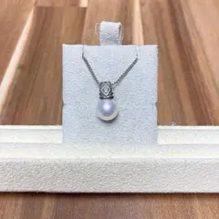 【新品・百貨店商品／総本店】2126花珠級アコヤ真珠8.5-9.0mmペンダント