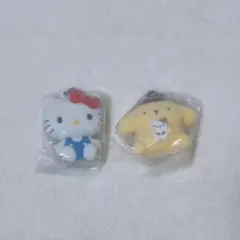 サンリオ ふわわフロッキーマスコット キティ ポムポムプリン