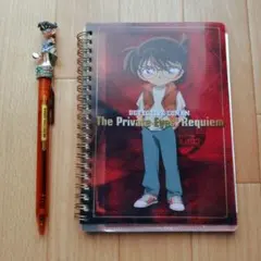 名探偵コナン　映画グッズ　ベイカー街の亡霊ボールペン、探偵たちの鎮魂歌ノート