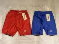 新品 90s ナイキ NIKE スパッツ パワータイツ M 赤 青 2枚セット