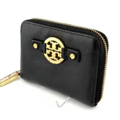 トリーバーチ TORY BURCH コインケース キーリング付き ブラック