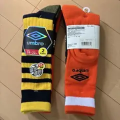 umbro ソックス 2足組 18-22cm サッカー　新品　キッズ
