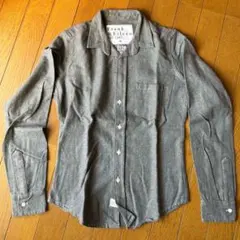 フランクアンドアイリーン コットン シャツ バリー XXS グレー