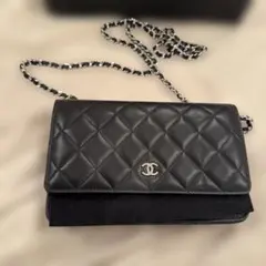 CHANEL マトラッセ チェーンウォレット貴重なシルバーチェーンのサムネイル