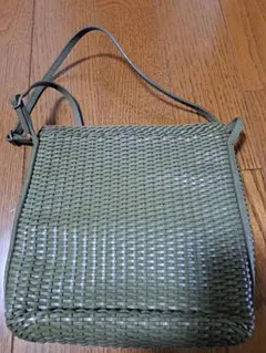 FRESCA オリーブグリーン かごバッグ