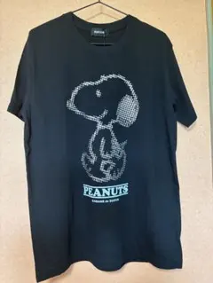 ZUCCa ズッカ　PEANUTSメタルドットTシャツ黒　L スタッズ　未使用のサムネイル