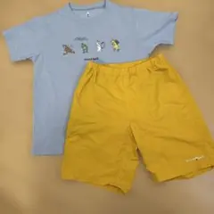 mont-bell 鳥獣戯画Tシャツ（150㎝）ショートパンツ（140㎝ ）