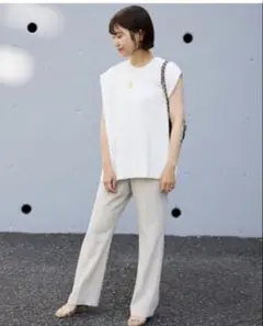 スローブイエナ　ノースリーブカットソー ホワイトのサムネイル