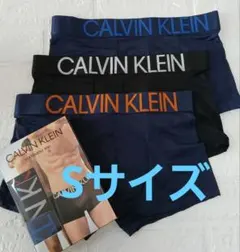 CALVIN KLEIN　 ボクサーパンツ　Sサイズ 3枚セット黒、ネイビー2枚