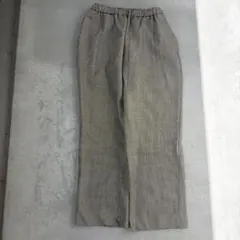 CRABTEX チェック柄スラックス 44サイズ ポルトガル製 ワイドスラックス