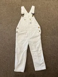 ★中古★Lee ホワイトオーバーオール　90