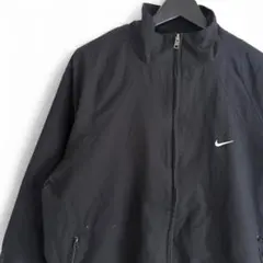 90s ヴィンテージ NIKE 黒 ナイロン ジップアップ ジャケット X2