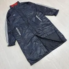adidas アディダス ベンチコート ブラック メンズサイズ3XO