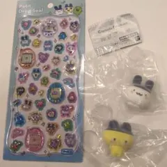 たまごっち　プチドロップシール　カプセルフロッキーズ　まめっち　みみっち