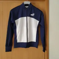 PUMA ネイビー/ホワイト ジャージ上下セット