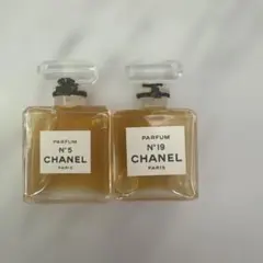 CHANEL N°5 & N°19 パルファム セット