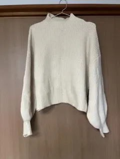 earth music&ecology アイボリーニット Fサイズ