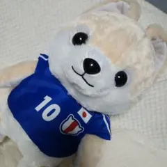 豆しば三兄弟 BIGぬいぐるみ わくわくサッカー 豆ジロー&さすけ 2点