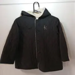 KUMIKYOKU フード付きジャケット 黒 子供用　Mサイズ　ｓ1245