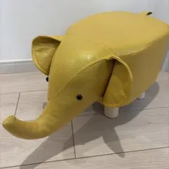 アニマルスツールAS 座れるどうぶつ 象 イエロー