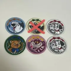 【バラ売り可】ディズニー 刺繍ステッカー セリア