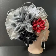 髪飾り・かんざし・成人式・結婚式・つまみ細工・豪華・超ド派手・振袖・花魁・蝶