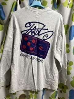 who'swho gallery サイコロデザイン 長袖シャツ グレー ロンt