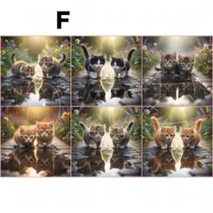 猫柄！【F】パネル生地　在庫限り