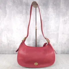 COACH オールドコーチ USA製 ターンロック ショルダーバッグ 9338